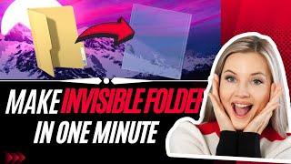 How to Make an INVISIBLE Folder in Windows 10  TechTalks