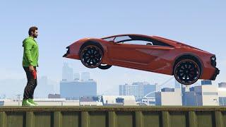 SURVIVE THE DEATH CAR RUN GTA 5 Funny Moments