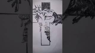 Crucifixion of Jesus drawing easter drawing