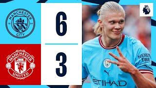 HIGHLIGHTS  HAALAND & FODEN HAT-TRICKS IN THE DERBY  Man City 6-3 Man United  Premier League