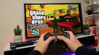 GTA San Andreas PS2 - POV GAMEPLAY AND Test  Freeroam