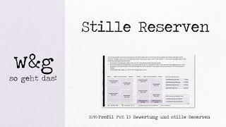 FWZ 15 Bewertung und stille Reserven - #2 stille Reserven