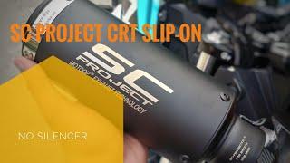 SC-Project CRT on CFMOTO 400NK Sound Check NO SILENCER