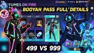 Booyah Pass Full Details - 499 VS 999 Diamonds  Free Fire Booyah Pass