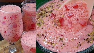 Sabudana Drink  Ramzan Special Drink  Summer Drink Recipe  Refreshing drink recipe