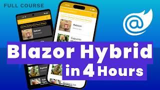 Learn Blazor Hybrid - Full Course for Beginners  Build cross-platform apps in C#