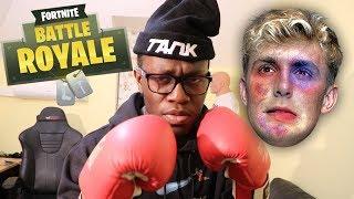 JAKE PAUL TRAINING Fortnite Battle Royale