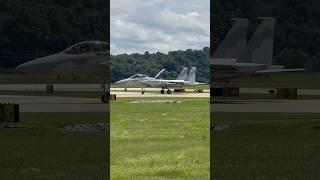 F-15QA taxiing back after an awesome demo at the 2024 Spirit of St. Louis Air Show in Missouri