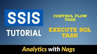 Execute SQL Task  Control Flow Tasks in SSIS Tutorial 925