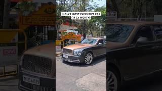 Indias Most Expensive Bentley