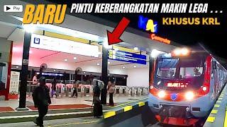 PINTU KEBERANGKATAN KRL DARI YOGYAKARTA MAKIN LEGA‼️ Naik Krl Dari Jogja Ke Solo