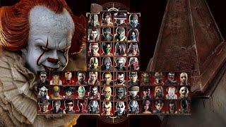 Mortal Kombat 9 - PENNYWISE & PYRAMID HEAD - Expert Tag Ladder - Gameplay @1080p - 60ᶠᵖˢ 