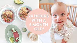 24 HOURS WITH A 6 MONTH OLD  What a Day In the Life *REALLY* Looks Like⁠