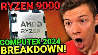 RYZEN 9000 LIVE BREAKDOWN  AMD at Computex 2024