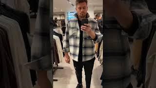 Мужская куртка-рубашка из ZARA в 2 раза дешевле чем в РФ