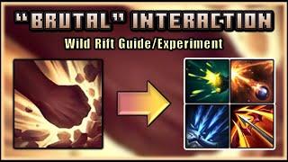 Brutal Rune Interaction On Item And Skills - Wild Rift Guide & Experiment