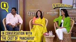 Neena Gupta Saanvika and Faisal Malik Recall Memories From ‘Panchayat’ Season 2 Set  The Quint