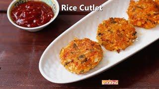 Rice Cutlet  Rice Potato Cutlet Recipe  Leftover rice Tikki  Home Cooking