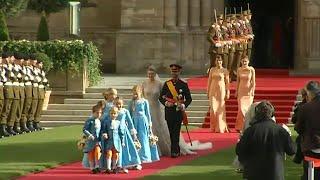 Royal wedding Prince Guillaume of Luxembourg marrying Stephanie de Lannoy