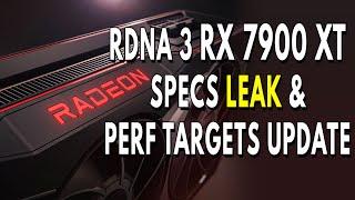 RDNA 3 RX 7900XT Specs LEAK - 20GB RAM & Performance Targets UPDATE  Zen 4 V-Cache Update