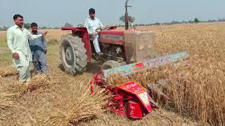 Wheat Cutting New Machine 2023  Reaper  Tractor  Agriculture Life In Punjab Pakistan