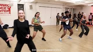 Afro dance class in New York City @bdcnyc  with Judith McCarty