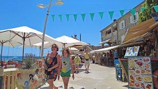 Petrovac Montenegro T+29C°  July - #351 - Virtual Walking Tour around the City - Travel Guide