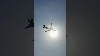 @emirates  777 Landing in Nice France  #holiday #vacation #beach #planespotting