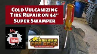 Tire repair with Busted Knuckle cold vulcanizing compoundFAIL?????