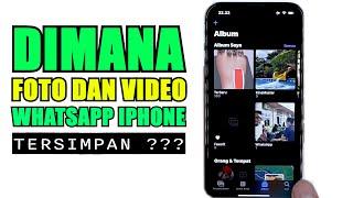 oh Ternyata di sini tersimpan foto dan video whatsapp iphone