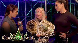 Liv Morgan states her case as greatest Womens World Champion Crown Jewel 2024 exclusive