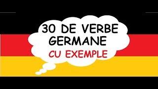 Invata germana  rapid si usor  30 DE VERBE Germane cu EXEMPLE