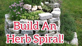 ULTIMATE HERB SPIRAL DESIGN How to BUILD & GROW a HERB SPIRAL with Raised Bed  DIY Garden Ideas