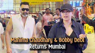 Mahima Chaudhary & Bobby Deol Spotted Together at Mumbai Airport