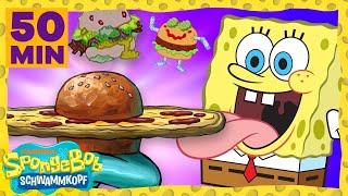 SpongeBob Schwammkopf  Die besten Krabbenburger-Erfindungen in 50 Minuten  SpongeBob Schwammkopf