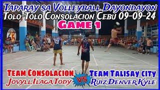 Game1Money GameTeam JovyllIlagaTody Vs.Team RuizDenverKyle.09-09-24