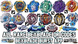 ALL RARE BEYBLADE QR CODES BEYBLADE BURST APP  PRO SERIES BEYBLADE BURST SURGE MORE SERIES QR CODES