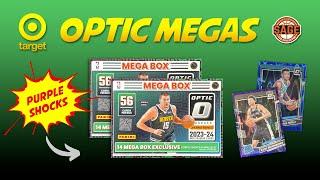 2023-24 Optic Basketball Target Mega Boxes  Auto + Purple Shocks