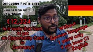 How hard it is to get opportunity card in Germany 2024?