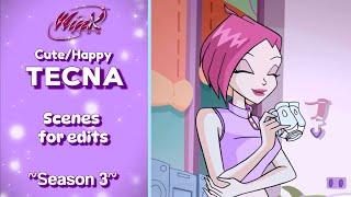 Winx Club  Tecna S3 CuteHappy Scenes for edits