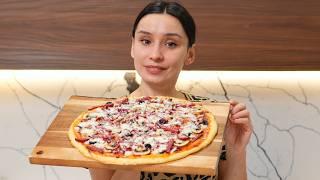 Тесто для пиццы за 1 минуту Пицца на жидком тесте СУПЕР рецепт теста для пиццы