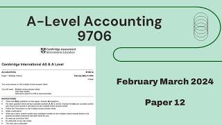 A Level Accounting February March 2024 Paper 12 970612
