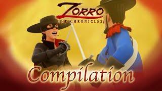 Zorro the Chronicles  1 Hour COMPILATION  Episode 7 - 9  Superhero cartoons