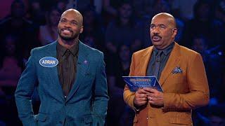 Adrian Peterson and Hines Ward Play Fast Money - Celebrity Family Feud