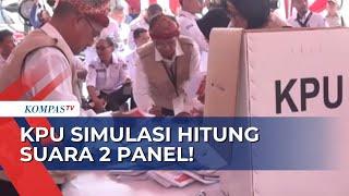Siap-siap Pemilu Serentak 2024 KPU Gelar Simulasi Penghitungan Suara 2 Panel di Palembang