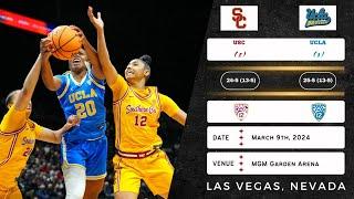 2 USC vs 3 UCLA  2024 Pac-12 Tournament Semifinals  3.9.24