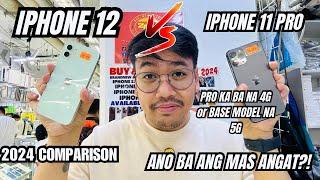 IPHONE 12 VS IPHONE 11 PRO - ANO BA ANG MAS ANGAT SA DALAWA NA TO?  PHONE Comparison 2024 