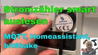 Stromzähler smart auslesen und in Homeassistant übertragen bitShake MQTT ESP8266