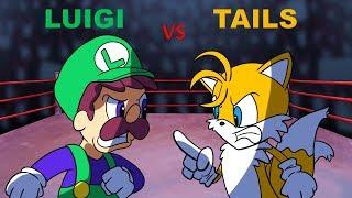 Luigi vs Tails - Cartoon Rap Battles Sonic