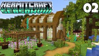 Hermitcraft 8 My Cottagecore Garden  Episode 2